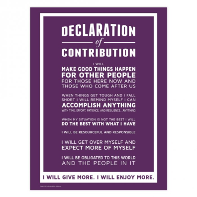 Contribution Declaration Purple Keyboard Campaign - 2016